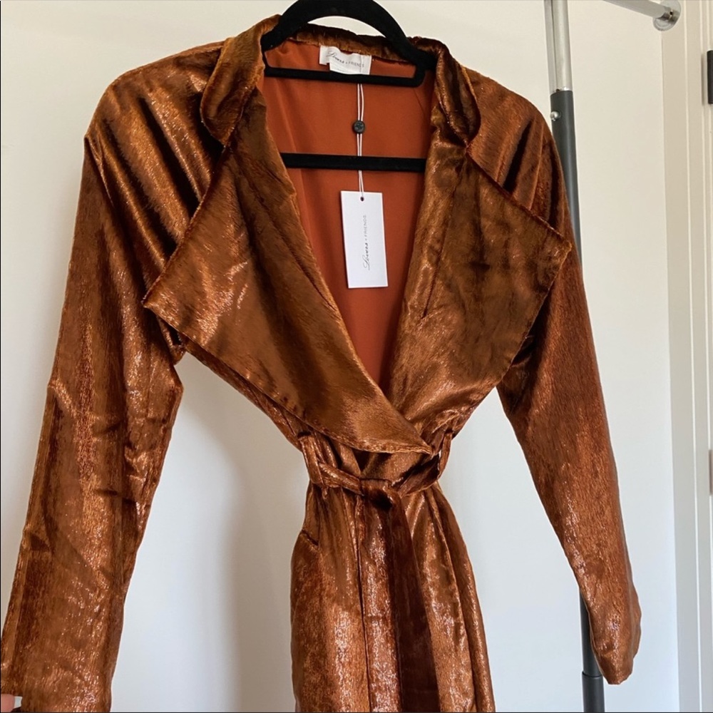 Brand New Copper Wrap Dress